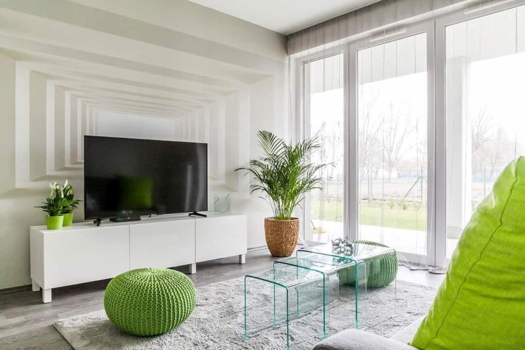 Green Apartman Balatonlelle Bagian luar foto